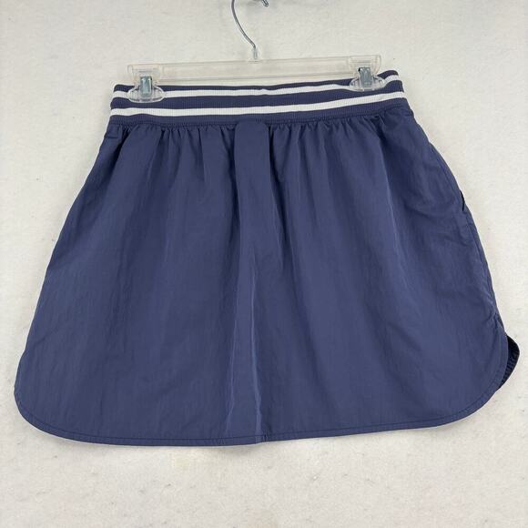 Aerie Offline Skirt Size M Blue Drawstring Pockets Casual Athletic Beach Coverup - Picture 5 of 9